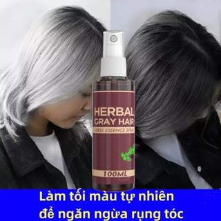 Xịt mọc tóc Serum mọc tóc Tinh Dưỡng Tóc Đen Dầu Gội Thuốc Nhuộm Thành Phần Thảo Dược Nhân Sâm Gừng  nuôi tóc đen dày