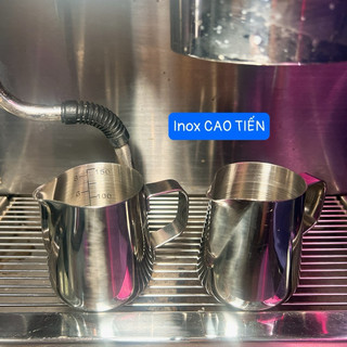 Ca đánh sữa đủ size - Ca pha chế Inox 304