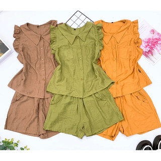 Bộ đũi nữ áo sát nách quần đùi 3 màu bnh62