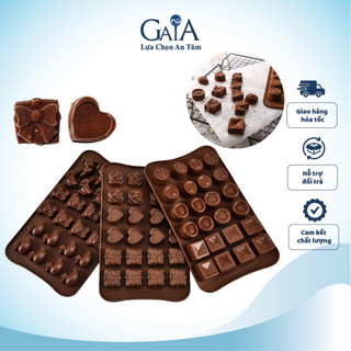 ĐƯỢC CHỌN MẪU Khuôn làm chocolate/ thạch rau câu/ kẹo dẻo/ làm bánh các loại bằng silicon nhiều mẫu