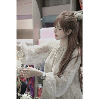 Váy voan xoè babydoll hoạ tiết MPB