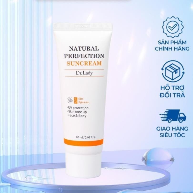 Kem chống nắng Dr. Lady Suncream 60ml nâng tone, kiềm dầu ./