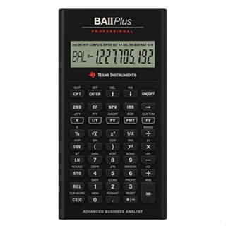 Máy tính Tài chính, CFA, FRM - Texas Instruments BA II Plus Professional