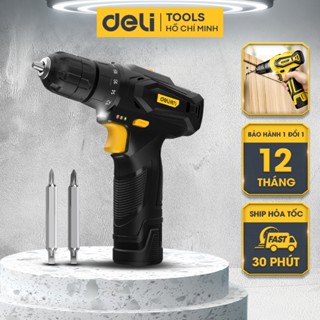 Máy Khoan Bắt Vít Sạc Pin 12V Chính Hãng DELI - Bảo Hành 1 Đổi 1 12 Tháng Miễn Phí - Khoan Tường Bắt Vít Đa Chức Năng