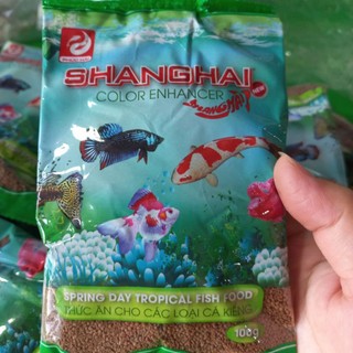 Cám cá Shanghai 100g hạt mịn