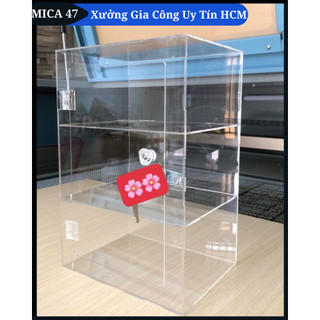 Tủ mỹ phẩm, nước hoa 3 tầng- có cửa
