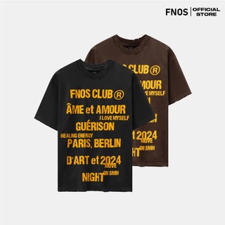 Áo Thun Unisex Form Overfit FNOS 'GUÉRISON' VINTAGE TEE TWG15-16 100% Cotton - Local Brand Chính Hãng