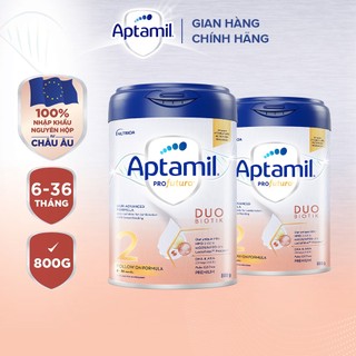 Combo 2 Sữa Công Thức Aptamil Profutura Duobiotik 2 Dành Cho Trẻ Từ 6-36 Tháng Tuổi (800g)
