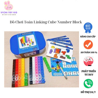 Đồ Chơi Toán Linking Cube Number Block Phát Triển Tư Duy Vừa Học Vừa Chơi