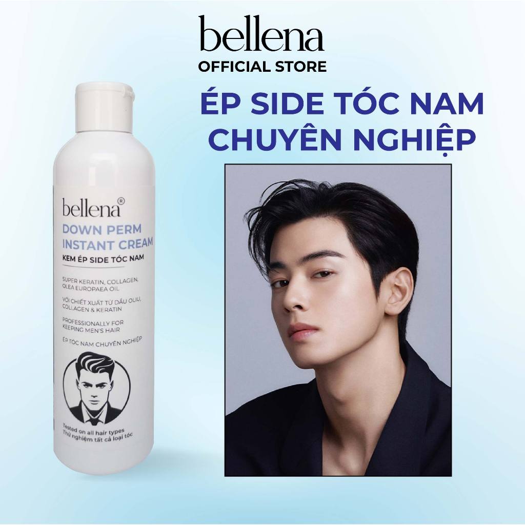  Thuốc ép side tóc nam tại nhà kem ép side tóc nam chiết xuất từ dầu Oliu TE2 200ml 