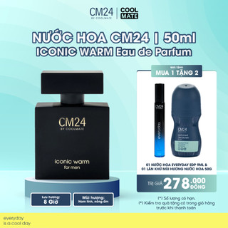 Nước hoa nam CM24 ICONIC WARM Eau de Parfum - 50ml