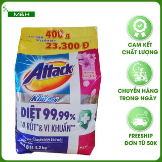 Bột giặt Attack Khử Mùi Hương Anh Đào