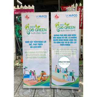 Bảng hiệu gấp gọn in nội dung theo yêu cầu