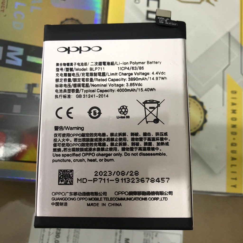 Pin Oppo A1K (BLP711) bảo hành đổi mới
