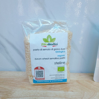 Nui Sao Hữu Cơ Cao Cấp Sottolestelle 500g Sottolestelle Organic Stelline Pasta/Nui sao hữu cơ Bio