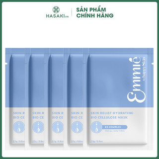 Combo 5 Mặt Nạ Sinh Học Emmié by Happy Skin Phục Hồi Da 23g Hasaki Sản Phẩm Chính Hãng