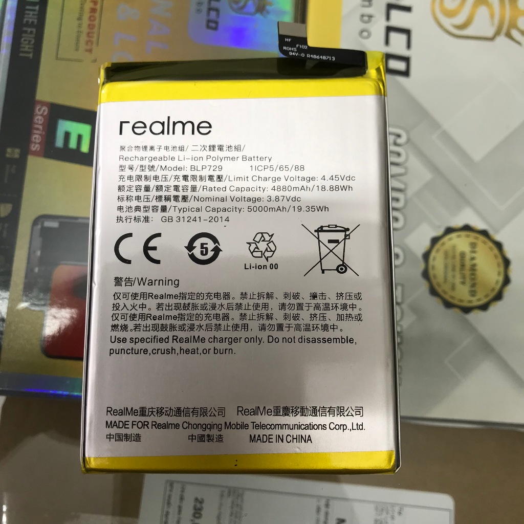 Pin Op Realme 5 / 5i BLP729 bảo hành đổi mới