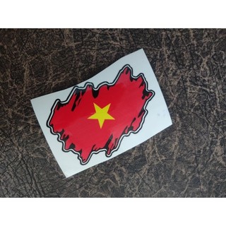 Decal Tem Sticker Lá Cờ Việt Nam