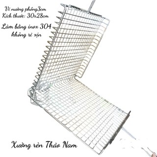 Vỉ Nướng thịt Inox, nướng Gà, nướng Vịt, nướng Cá