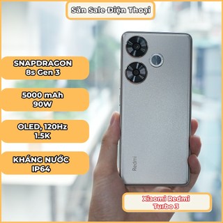 Điện thoại Xiaomi Redmi Turbo 3 5G (Bảo Hành 3 Tháng Lỗi 1 Đổi 1) - Snapdragon 8s Gen 3