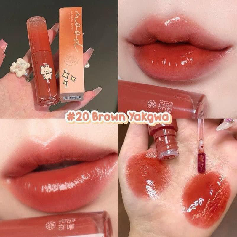 SON PERIPERA INK MOOD GLOWY TINT #20 BROWN YAKGWA