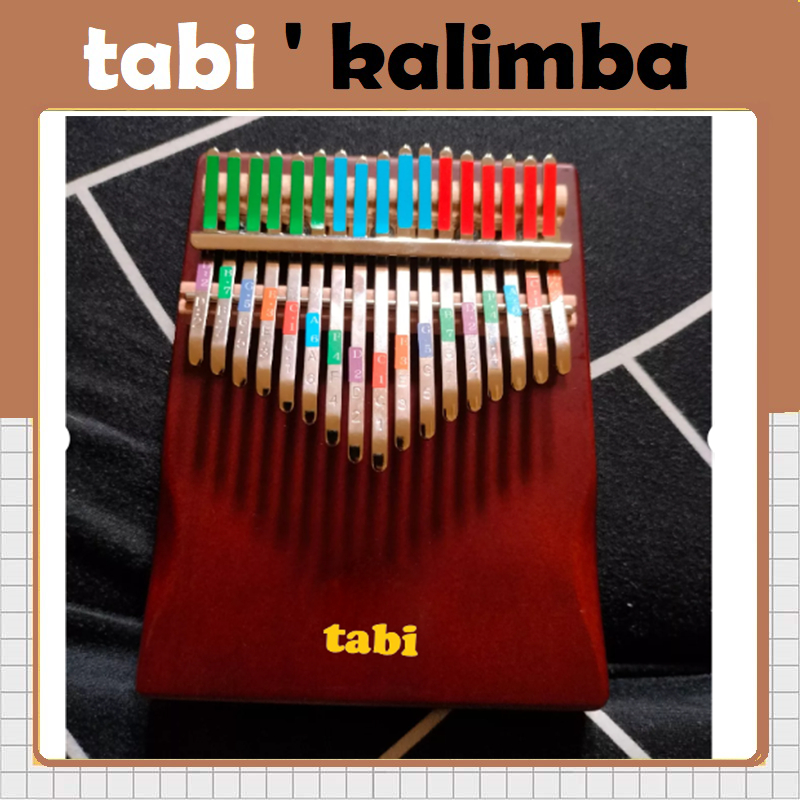 ĐÀN KALIMBA 17 PHÍM GIÁ SỈ GIÁ RẺ - TABI KALIMBA SHOP -KALIMBA GỖ MÀU TRƠN - ÂM VANG HAY