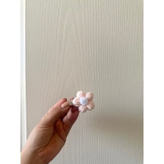 Kẹp tóc hoa len-kẹp mỏ vịt handmade-phụ kiện tóc
