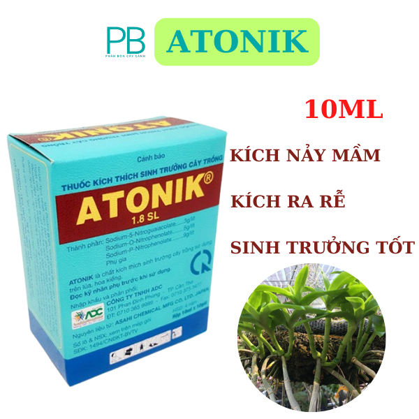 Combo 2 gói Atonik - Atonik - Phân Bón Kích Ra Rễ- Kích Thích Tăng Trưởng- Kích Thích Sinh Trưởng -P