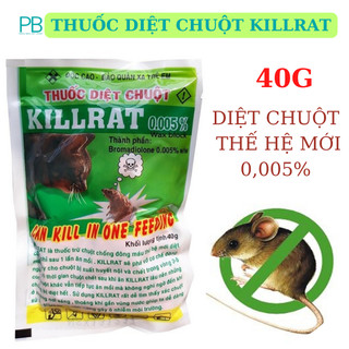 Thuốc diệt chuột killrat 0.005 1 gói 40g