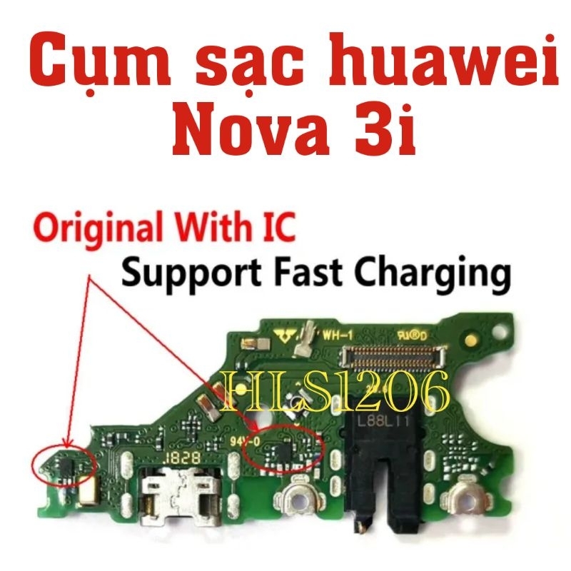 Cụm sạc huawei nova 3I 3E