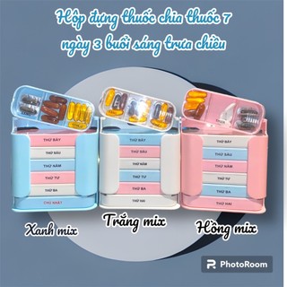 Hộp chia thuốc có miếng dán 7 ngày Vinasu VNS 275