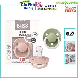 Ti giả BIBS Silicon Đan mạch chính hãng ( cho bé 0 - 3 năm tuổi ) ( chất liệu Silicon )