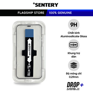 Kính Cường Lực SENTERY[Powered by DEKEY] 9H Khung Trợ Dán/Chống Nhìn Trộm iPX/11/12/13/14/15