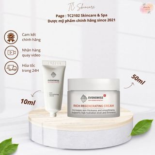 Kem dưỡng ẩm dành cho da khô Evenswiss Rich Regenerating Cream