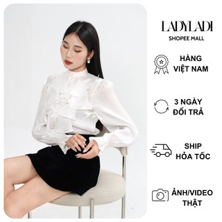 Chân váy nhung cv076 phối áo sơ mi tơ óng sm018