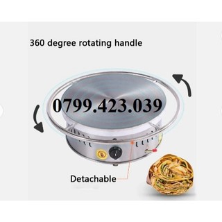máy làm bánh crep dùng gas, máy làm bánh kếp thái lan, bảo hành 1 năm