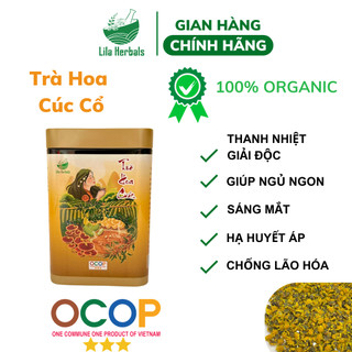 Trà hoa cúc - cúc cổ trà - 100% hữu cơ - dược thảo lila