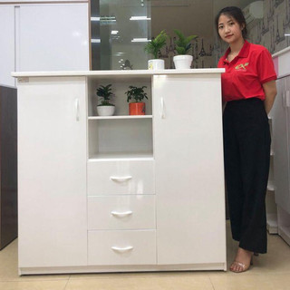 Tủ quần ao ngăn kéo 2 buồng cho bé trai bé gái BN05 ( Free ship Hà nội ) Tủ nhựa đai loan chịu lực tốt nhất