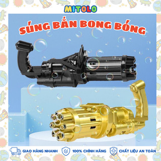 Súng bắn bong bóng xà phòng 8 nòng RedTech, máy thổi bong bóng.