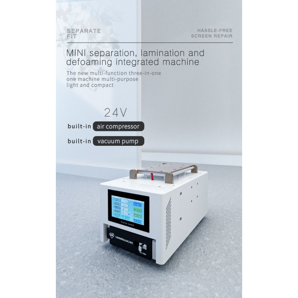 TBK 208M Máy ép,tách màn hình, khử bọt khí ba trong một tự động/Máy ép màn hình cong chân không OCA đa chức năng