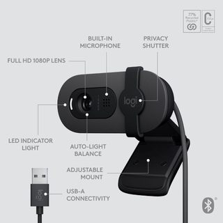Webcam Logitech BRIO 105  - hàng chính hãng