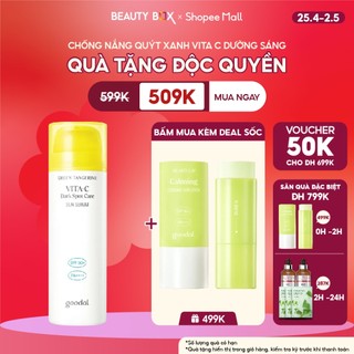 Tinh Chất Chống Nắng Goodal Green Tangerine Vita C Dark Spot Care Sun Serum SPF 50+ 50ml