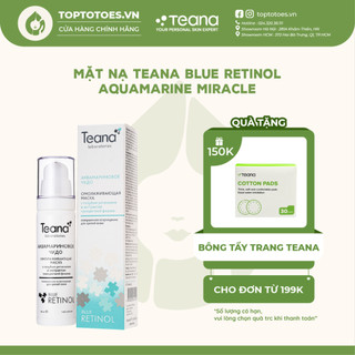 Mặt nạ Teana Blue Retinol Aquamarine Miracle 50ml nuôi dưỡng, trẻ hoá da