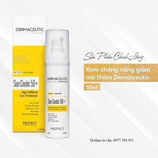 ✅ Kem chống nắng SunCeutic của Dermaceutic SPF50
