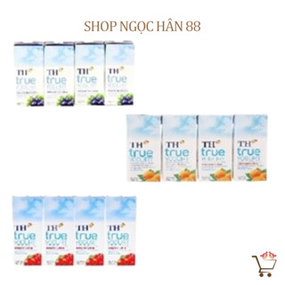 Sữa Chua Uống TH True Yogurt Lốc 4 hộp x 180ml-Hương Cam/Dâu/Việt Quất NEW