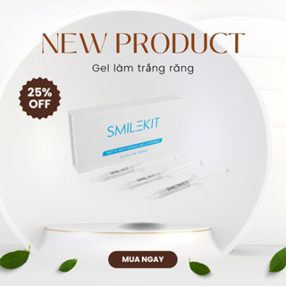 Bộ 3 Ống Gel Làm Trắng Răng Smile Kit Thế Hệ Mới - Gel Làm Trắng Răng, Tẩy Trắng Răng Chuyên Dụng Tại Nhà Hiệu Quả