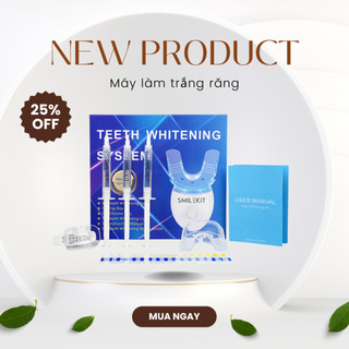 Máy Làm Trắng Răng Smile Kit Tẩy Trắng Răng Công Dụng Tốt Như Miếng Dán Trắng Răng Baking Soda Trắng Răng Lấy Cao Răng