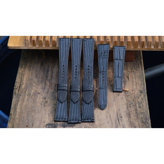 dây da đồng hồ handmade da kì đà gel mờ