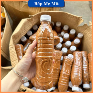 Mắm tép đặc sản làng nghề phú lợi nghệ an, ngon, sạch, đậm vị chai 500ml - bếp mẹ mít
