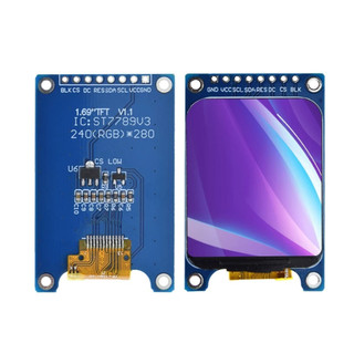 Màn hình ips màu lcd tft 1.69" giao tiếp spi 240*280 st7789 _ color display screen module